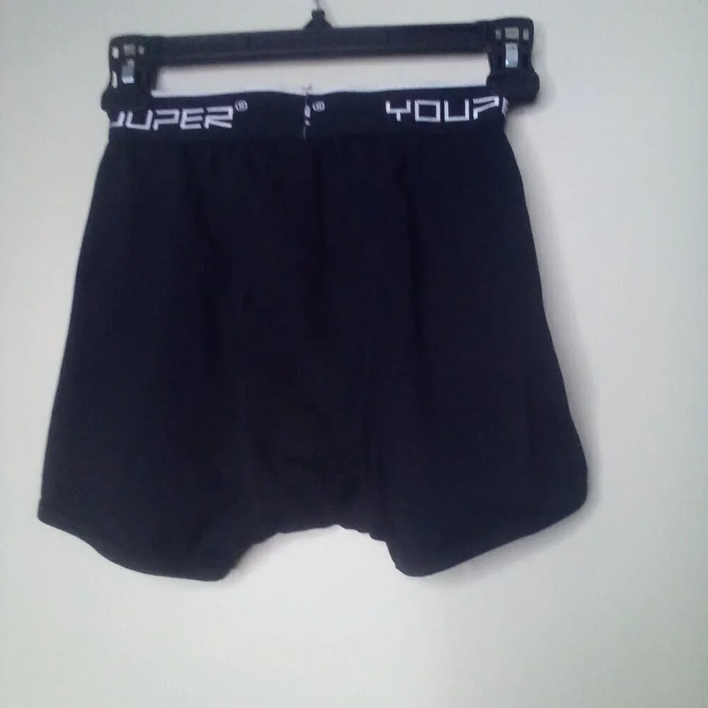 Youper Youth Boxer Brief With Baseball Cup L Boys Black